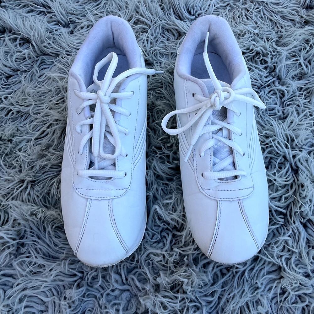 Fierce Feats Flare 2.0 Cheer Shoes Cheerleading Tennis Shoe White Womens 9